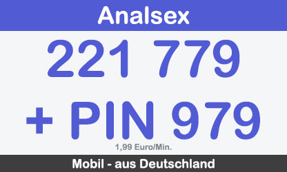 telefonsex anal ohne 0900